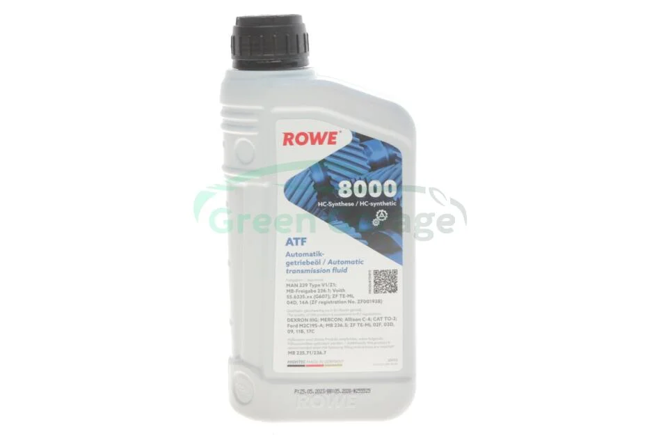 Олива трансмісійна HIGHTEC ATF 8000 (1 L) ROWE 25012001099 (фото 1)