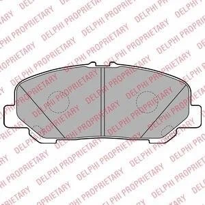 TOYOTA колодки гальм. передн. PREVIA III 05- DELPHI LP2119