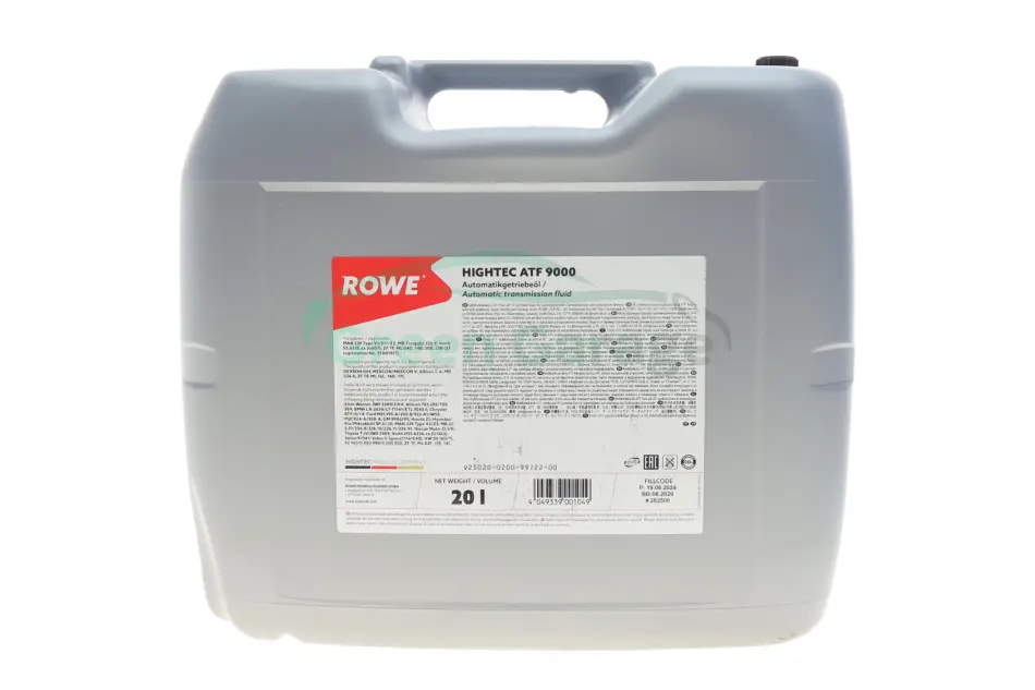 Олива трансмісійна HIGHTEC ATF 9000 (20 L) ROWE 25020020099 (фото 1)