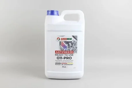 Антифриз G11 -38C 5L синій GOODREM R38G11BLU005