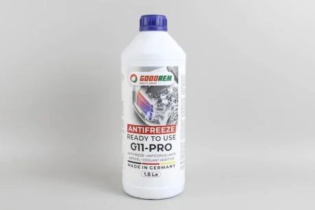 Антифриз G11 -38C 1.5L синій GOODREM R38G11BLU015
