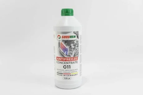 Антифриз G11 -80C 1.5L зелений GOODREM R80G11GRN015