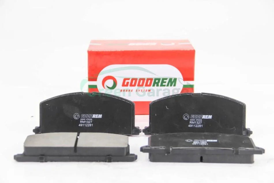 Гальмівні колодки пер. Camry/Carina/Celica/Corolla/Tercel (83-02) GOODREM RM1327 (фото 1)