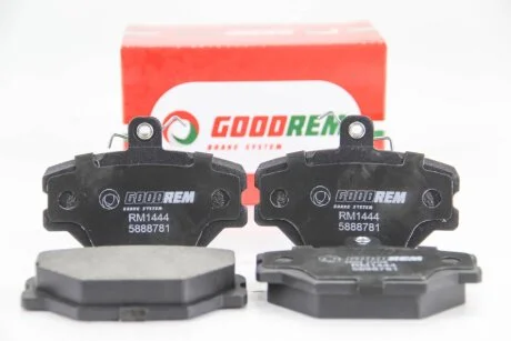 Гальмівні колодки пер. Dedra/Tempra/Tipo/Uno 86-02 (без датчика) GOODREM RM1444