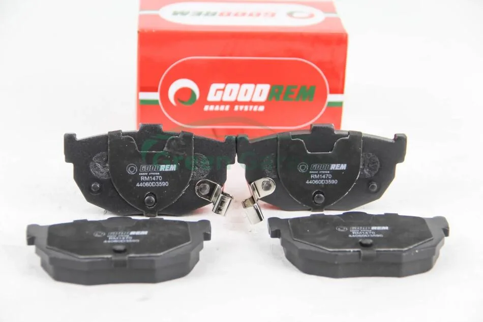 Гальмівні колодки зад. Cerato/Elantra/Lantra/Maxima/Tuscani (85-21) GOODREM RM1470 (фото 1)