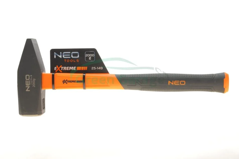Молоток столярний 2000 г, рукоятка зі скловолокна NEO TOOLS 25149 (фото 1)