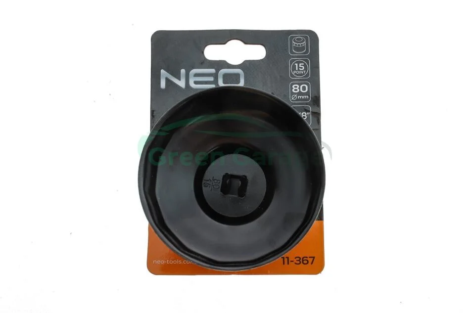 Головка змінна масляного фільтра 80 мм, 15 кут NEO TOOLS 11367 (фото 1)