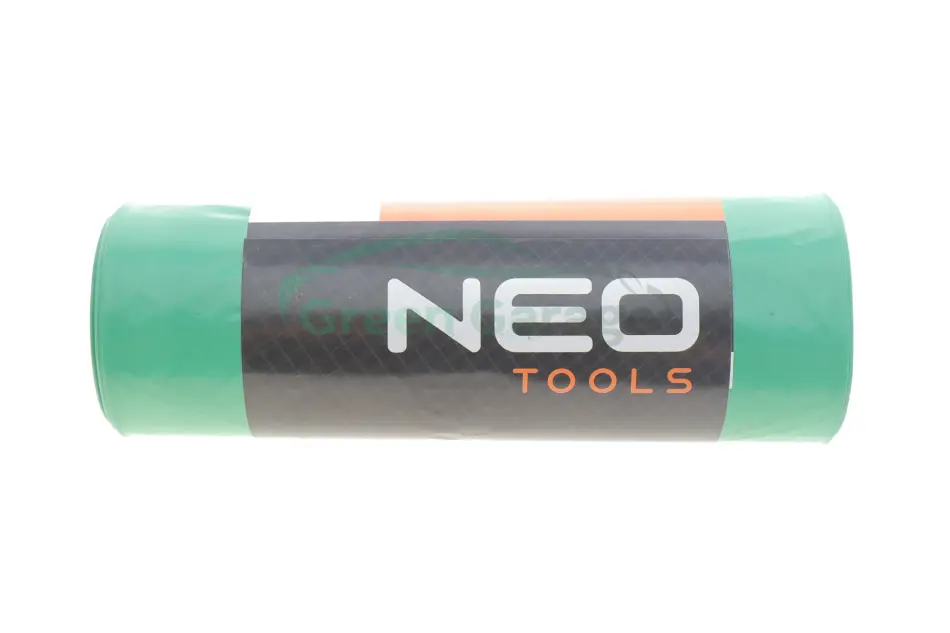 Мішки для сміття 200 л, зелені зі стрічкою, 40 мкм, 10 шт. NEO TOOLS 15992 (фото 1)