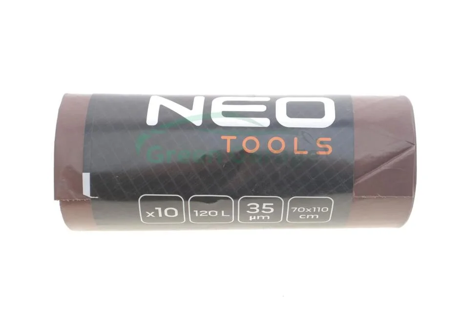 Мішки для сміття 120 л, коричневі, 35 мкм, 10 шт. NEO TOOLS 15994 (фото 1)