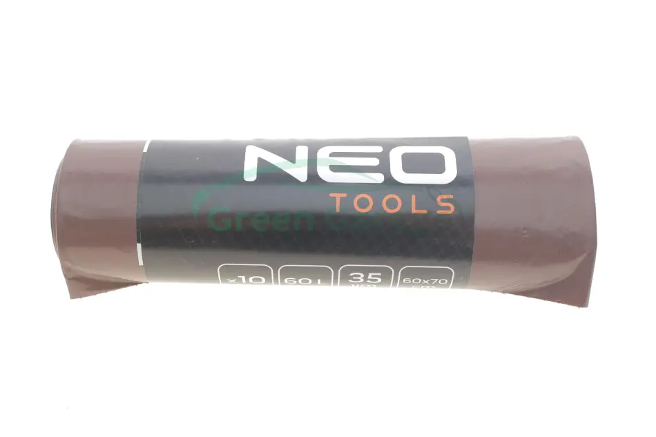 Мішки для сміття 60 л, коричневі, 35 мкм, 10 шт. NEO TOOLS 15993 (фото 1)