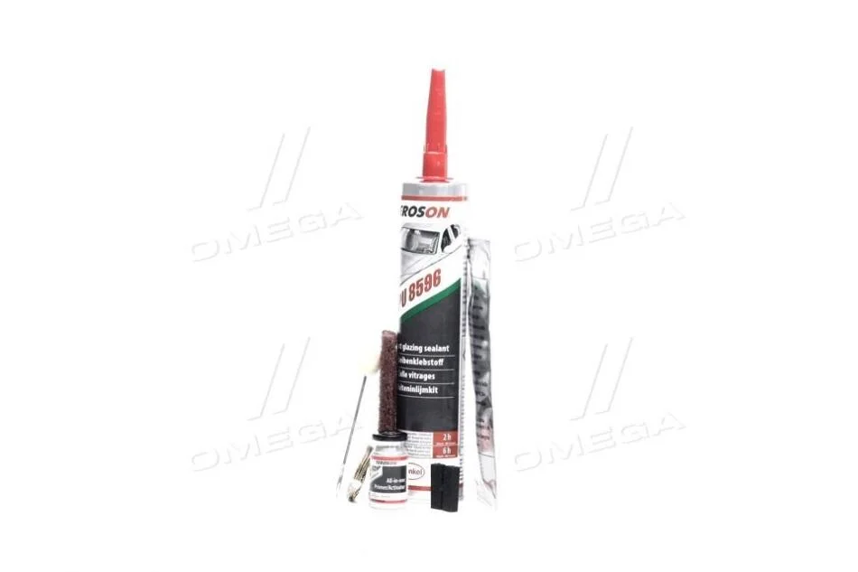 Вклейка скла BOND120 SET (PU 8596) (покращений, 2/6 годин, 2 сертиф. TUV, зі струною) набір TEROSON 2669223 (фото 1)