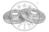 Диск гальмівний (передній) Renault Kangoo 98-/Clio 91-05/Megane 96-03/Nissan Kubistar (238x20)(вент.) OPTIMAL BS0800C (фото 1)