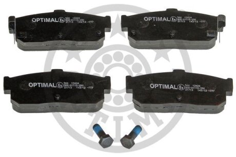 Колодки гальмівні (задні) Nissan Almera/Maxima 95-00/Primera 90-98/Sunny 90-95/Infiniti I30 97- OPTIMAL BP12424