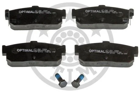 Колодки гальмівні (задні) Nissan Almera/Maxima 95-00/Primera 90-98/Sunny 90-95/Infiniti I30 97- OPTIMAL BP12424