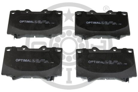 Колодки гальмівні (передні) Toyota Land Cruiser 100 98-07/Prado 02-10/Lexus LX 98-08 OPTIMAL BP10334