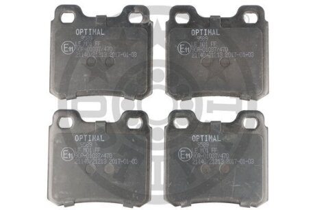 Колодки гальмівні (задні) Opel Astra F 91-01/Kadett E 86-91/Vectra A 88-95 OPTIMAL BP09589