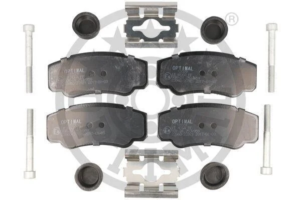 Колодки гальмівні (задні) Citroen Jumper/Fiat Ducato/Peugeot Boxer 94- OPTIMAL BP12029 (фото 1)