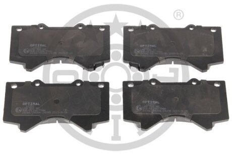 Колодки гальмівні (передні) Toyota Land Cruiser 200 08- (Advics) OPTIMAL BP12397