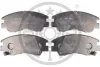 Колодки тормозные (передние) Mitsubishi L200/L300/Pagero 80- OPTIMAL BP09557 (фото 1)