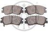 Колодки тормозные (передние) Mitsubishi L200/L300/Pagero 80- OPTIMAL BP09557 (фото 2)