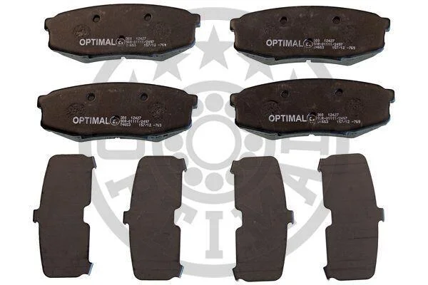Колодки гальмівні (задні) Toyota Land Cruiser 200 08- OPTIMAL BP12427 (фото 1)