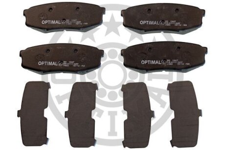 Колодки гальмівні (задні) Toyota Land Cruiser 200 08- OPTIMAL BP12427
