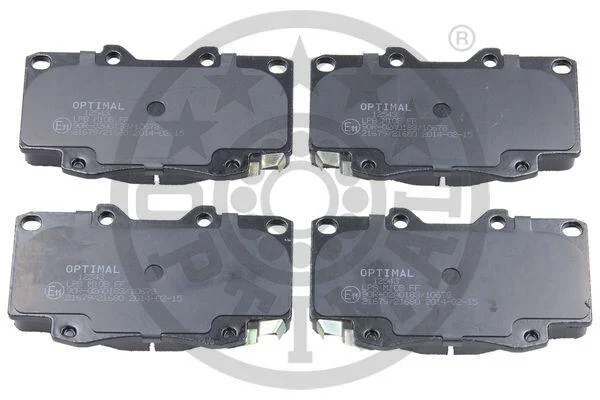 Колодки гальмівні (передні) Toyota Hilux 97-15 OPTIMAL BP12543 (фото 1)