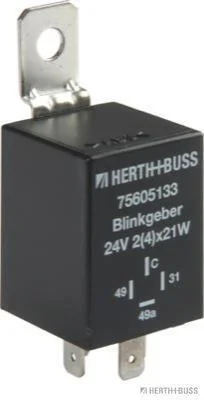 Реле повороту (24В кількість контактів: 4 2(4)x21) MERCEDES T2/LN1 04.86-12.94 HERTH+BUSS 75605133 (фото 1)