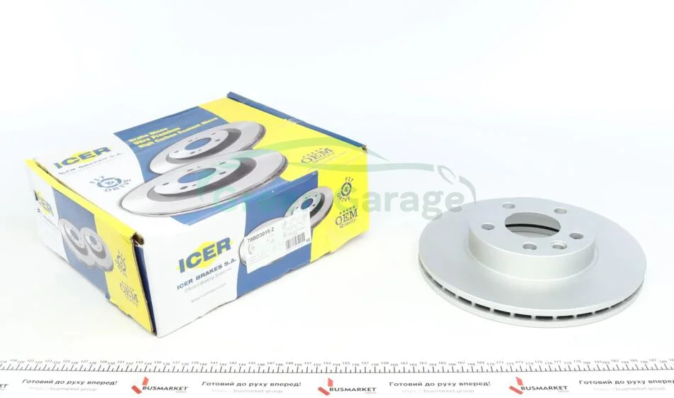 Диск гальмівний ICER 78BD30152 (фото 1)
