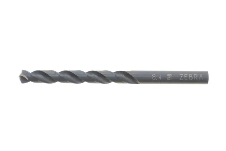 Свердло спіральне по металу, HSS, DIN 338, D8,4 mm, ZEBRA {арт. } WURTH 0624000840