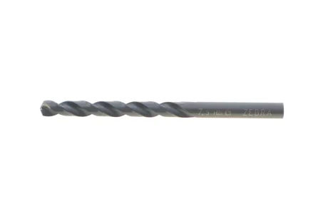 Свердло спіральне по металу, HSS, DIN 338, D7,3 mm, ZEBRA {арт. } WURTH 0624000730