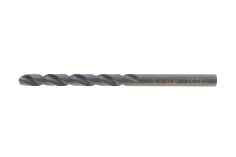 Свердло спіральне по металу, HSS, DIN 338, D6,6 mm, ZEBRA {арт. } WURTH 0624000660