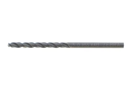 Свердло спіральне по металу, HSS, DIN 338, D3,0 mm, ZEBRA {арт. } WURTH 0624000300