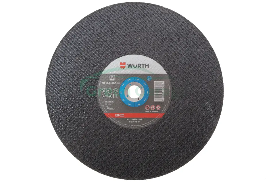Диск відрізний для сталі 355x3.0x25.4 mm, RED STRIPE {арт. } WURTH 1669203502 (фото 1)