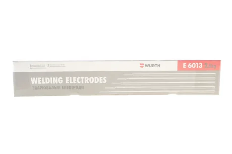 Електроди зварювальні UNIVERSAL, E6013, D3mm-2,5KG {арт. } WURTH 1982040325