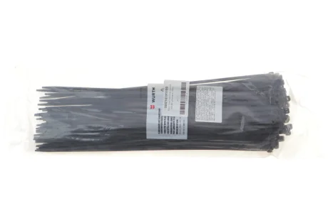 Хомут пластмасовий чорний 4,8x360, упаковка 100шт. WURTH 0502161УП100