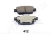 HONDA колодки гальм. задн. RIDGELINE (YK) 3.5 4x4 JAPANPARTS PP412AF (фото 1)