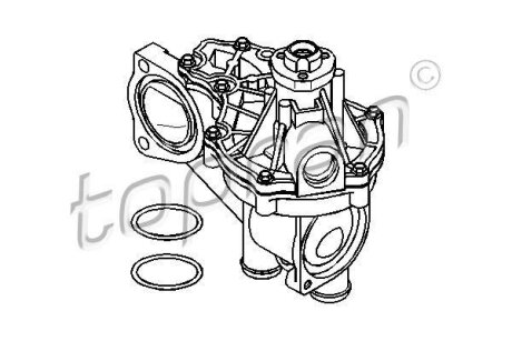 Водяна помпа TOPRAN / HANS PRIES 100715