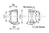 AVA BMW Оливний радіатор (без корпуса) 1 F20, 2, 3 F30, 4, 5 F10, X1 E84, X3 F25, X5 F15 2.0d AVA COOLING BW3553 (фото 1)