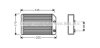 AVA OPEL Радіатор опалення VECTRA B 95- AVA COOLING OL6315 (фото 1)
