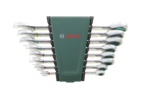 Набір комбі ключів з тріскачкою 8 шт BOSCH 1600A027PS