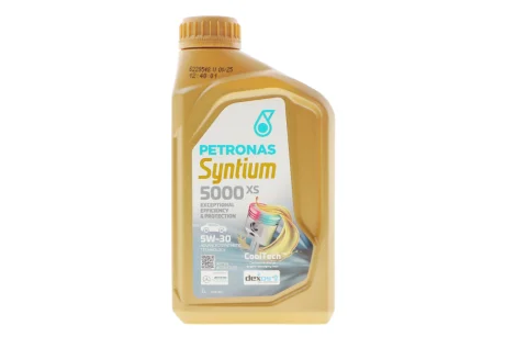 Олива моторна SYNTIUM 5000 XS 5W-30 SN (1L) Petronas 70956E18EU