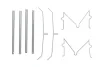 Планка суппорта (переднего) прижимная (к-кт) Lexus GX/Toyota Land Cruiser 09- QUICK BRAKE 1090199 (фото 1)