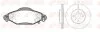 TOYOTA К-кт гальмівні колодки + диски передн.Yaris 99- REMSA 8978.00