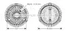 AVA DB віскомуфта W163 ML 98- AVA COOLING MSC422 (фото 1)