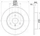 HELLA PRO DB Гальмівний диск передн Smart Fortwo -07, City-Coupe -04, Roadster -05 HELLA PAGID 8DD 355 106601 (фото 1)