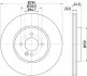 HELLA PRO BMW диск гальмівний передній Mini One, Cooper, Clubman 01- HELLA PAGID 8DD 355 115871 (фото 1)