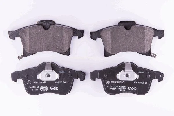 Комплект гальмівних накладок, дискове гальмо HELLA PAGID 8DB 355 009221 (фото 1)