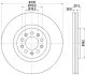 HELLA PRO JEEP гальмівний диск передн. CHEROKEE 2.4 13- HELLA PAGID 8DD 355 116651 (фото 1)