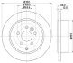 HELLA PRO LAND ROVER гальмівний диск задн. FREELANDER 2 HELLA PAGID 8DD 355 118911 (фото 1)